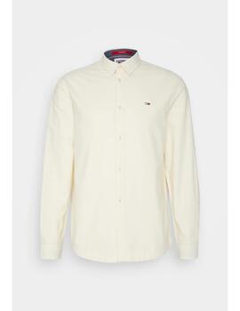 Camisa Tommy Jeans Oxford verde para hombre