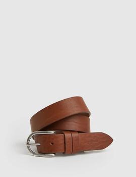 Cinturón Lance belt piel marrón hombre pepe jeans