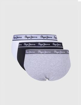 Calzoncillos Pepe Jeans Hombre BF 3P Gris