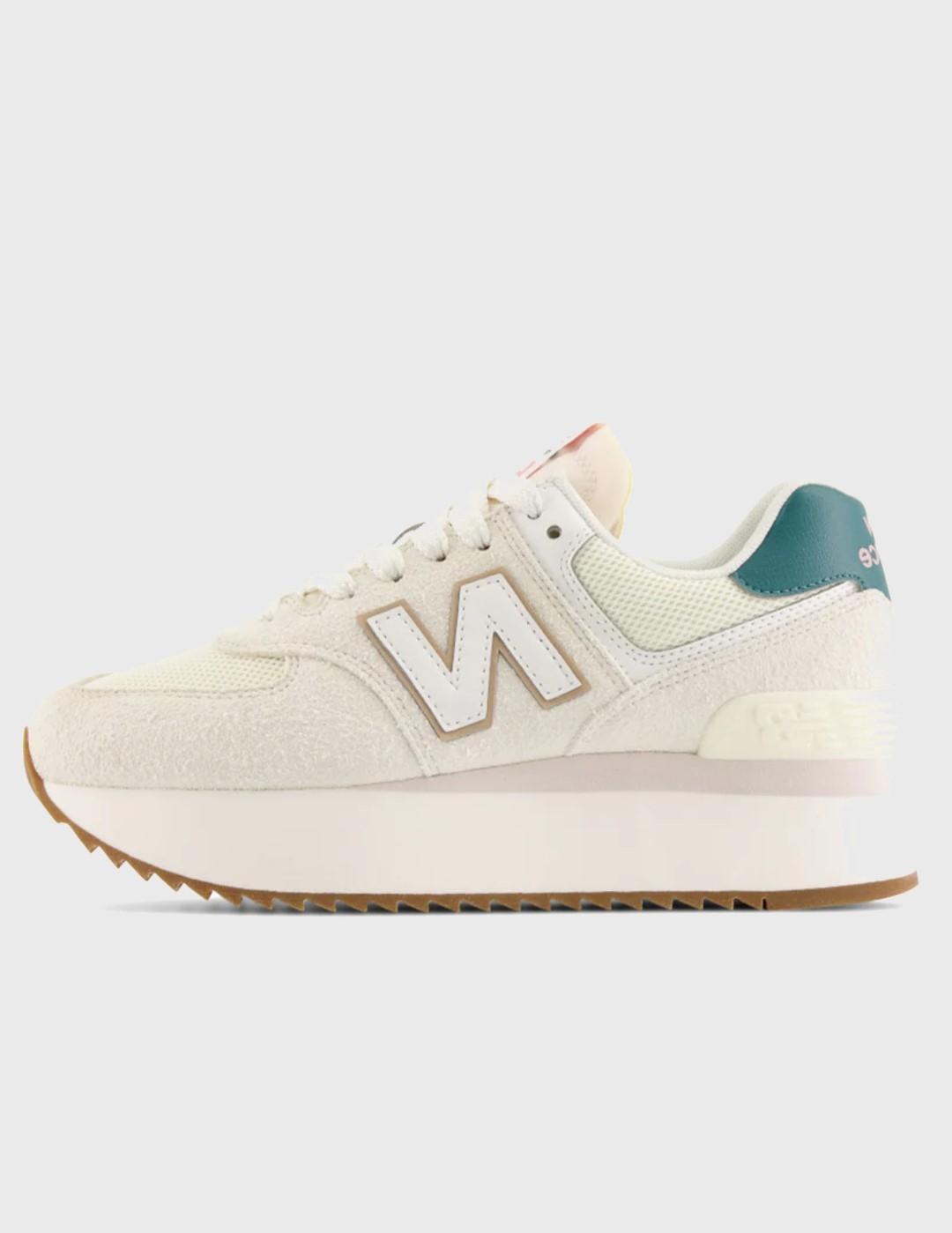 New Balance 574 mujer beige