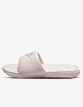 Chanclas Nike Victori One Slide para mujer color rosa