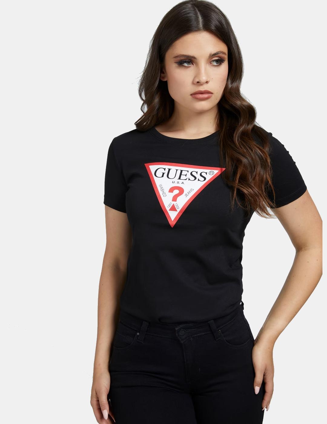 Guess Original tee negro para mujer