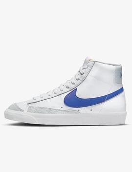 Zapatillas Nike Blazer Mid Blanco/Azul Hombre