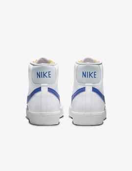 Zapatillas Nike Blazer Mid Blanco/Azul Hombre