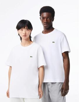 Camiseta Lacoste Relaxed blanca unisex
