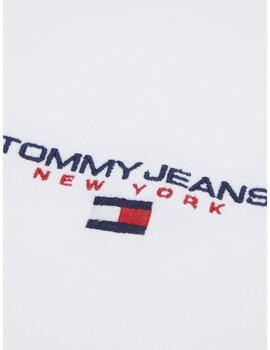 Polo Tommy Jeans NY blanco para hombre