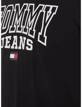 Camiseta Tommy Jeans entry negra para hombre