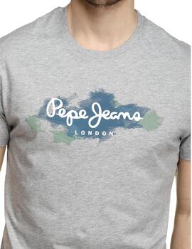 Camiseta Pepe Jeans Raffael para hombre color gris