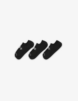 Calcetines cortos Nike unisex negros