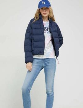 Chaqueta Tommy Jeans Down marino para mujer