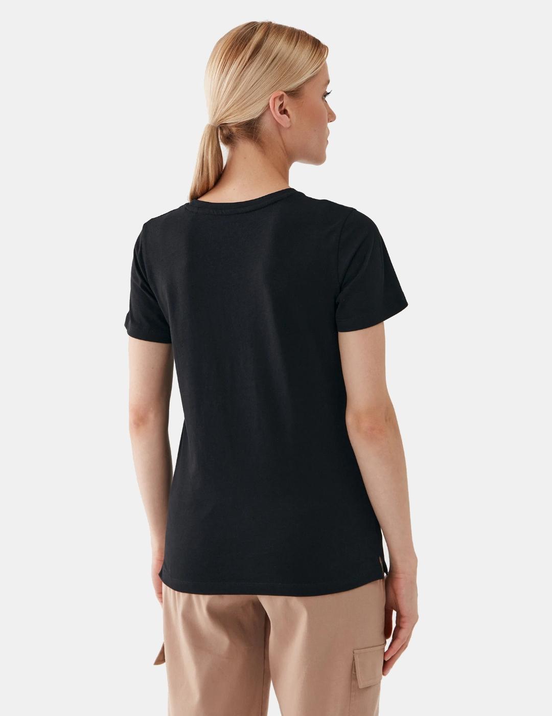 Camiseta Guess Animal negro para mujer