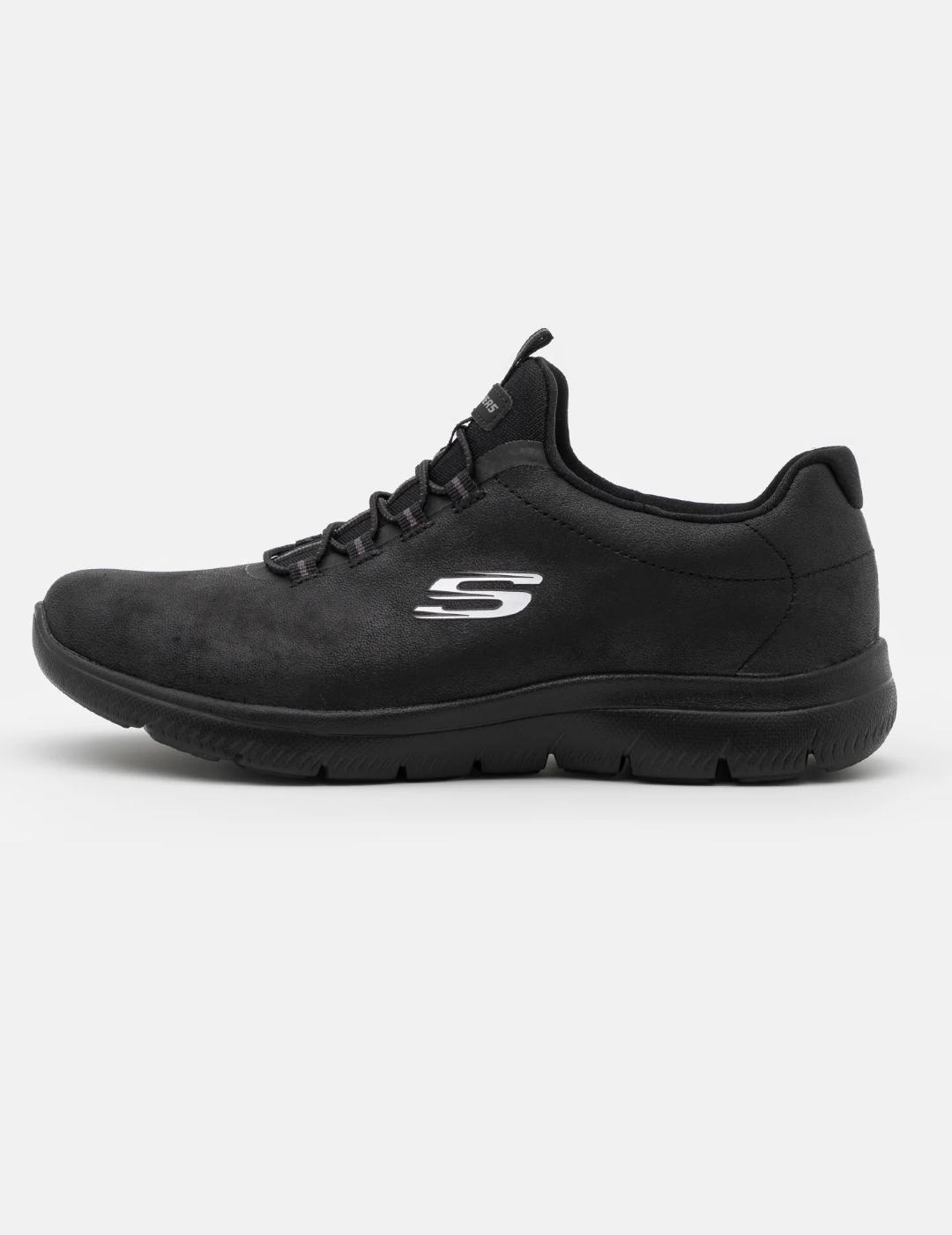 Zapatillas Skechers Sport SUMMITS Mujer Negras