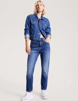 Vaquero Tommy Jeans slim ankle azul para mujer
