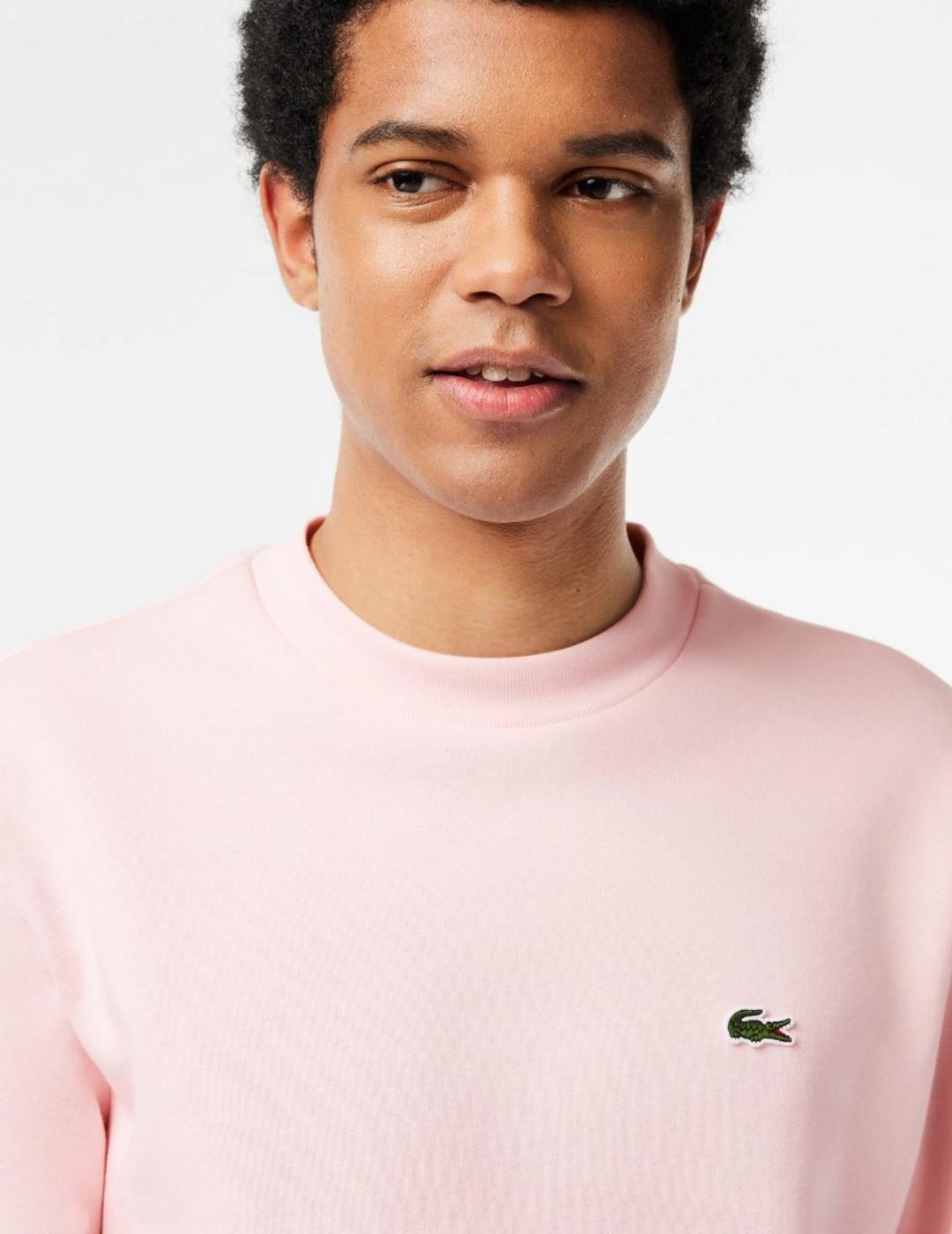 Sudadera lacoste rosa hombre clearance