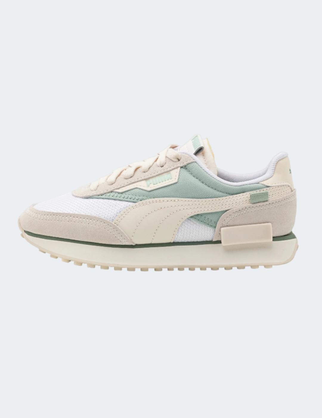 Tenis Puma Future Rider Mujer Beige