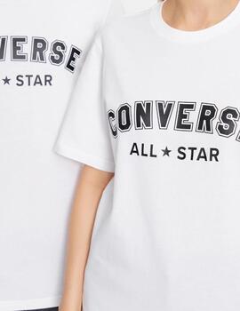 Camiseta Converse unisex Blanca All Star