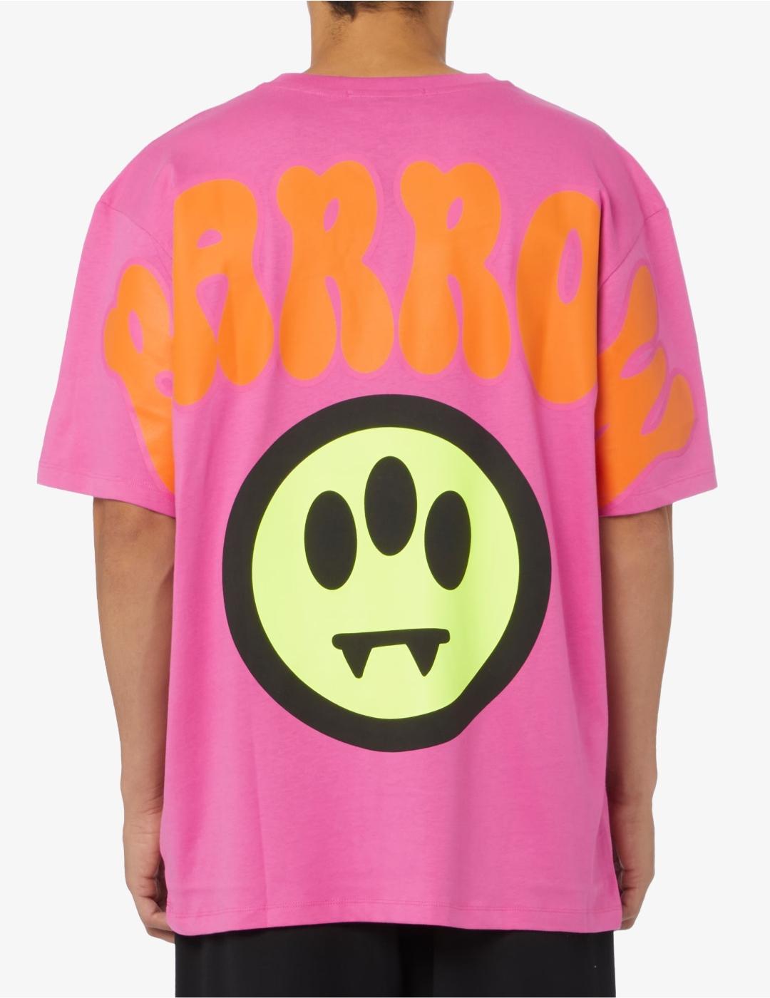 Camiseta Barrow Logoprint rosa para unisex