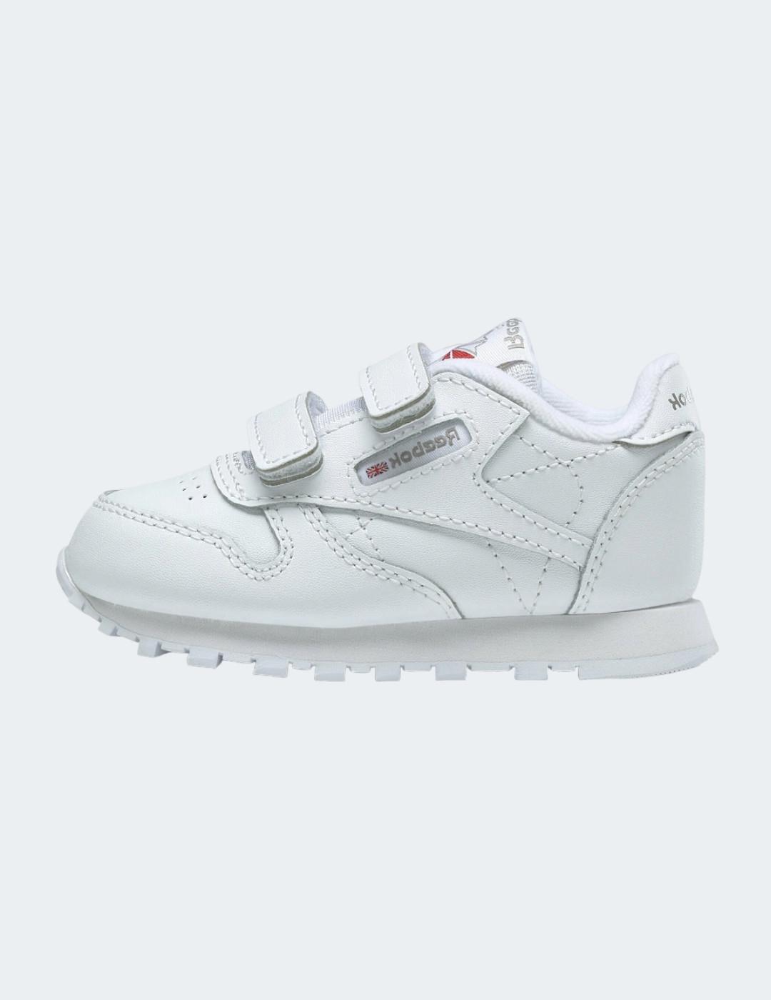 Zapatilla Reebok con velcro blanco para niño