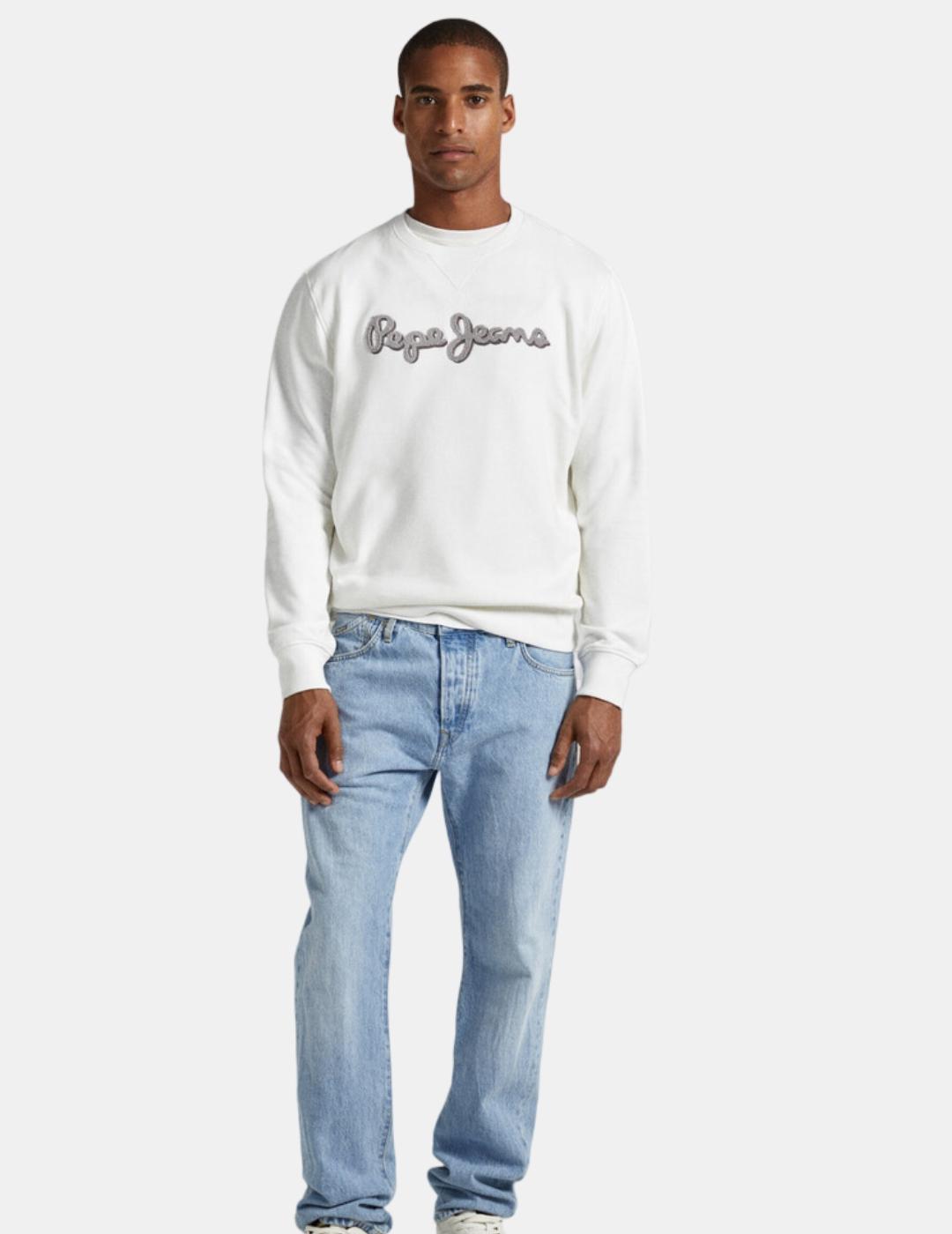 Sudadera pepe jeans blanca deals