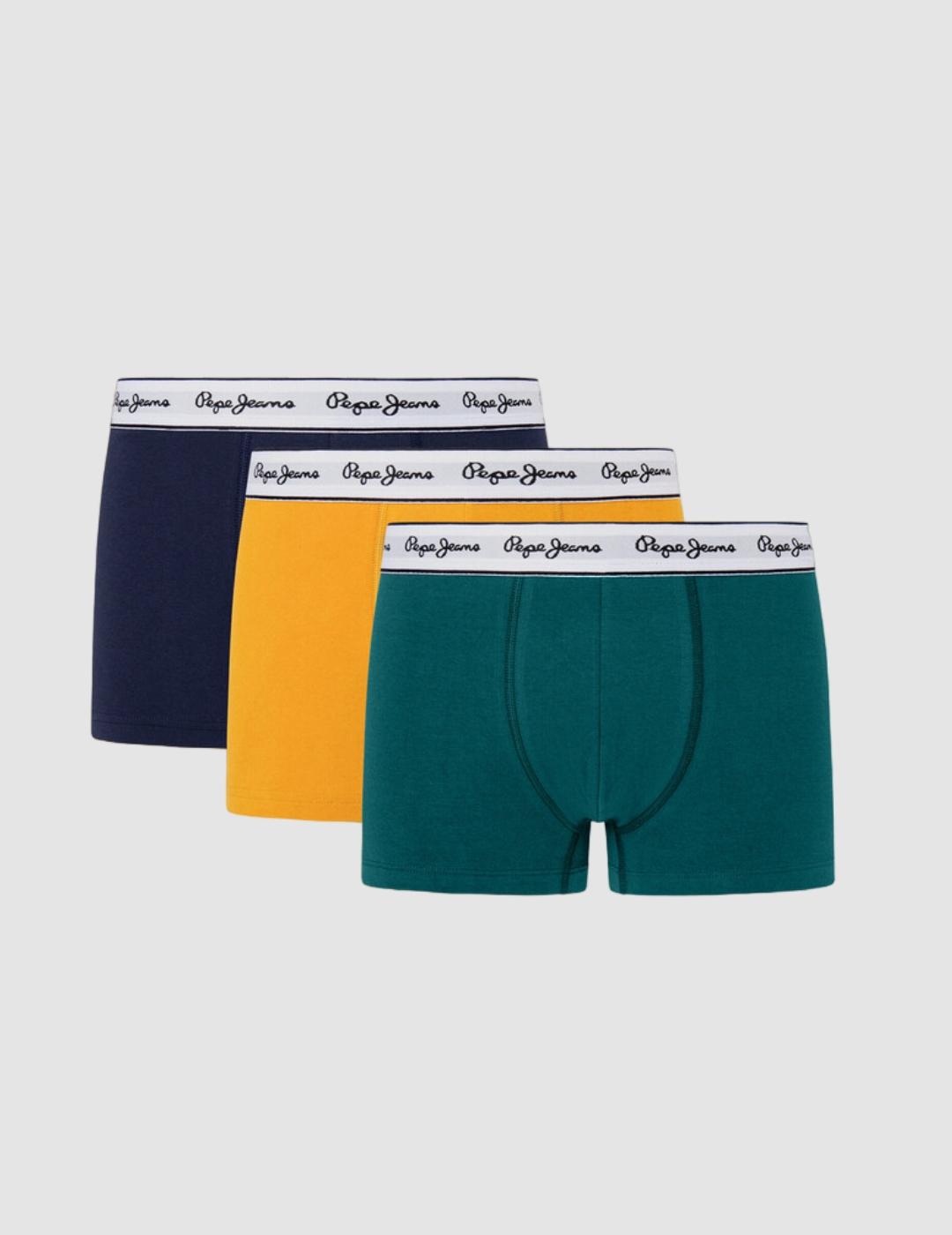 Calzoncillos Pepe Jeans ochre boxer Solid hombre