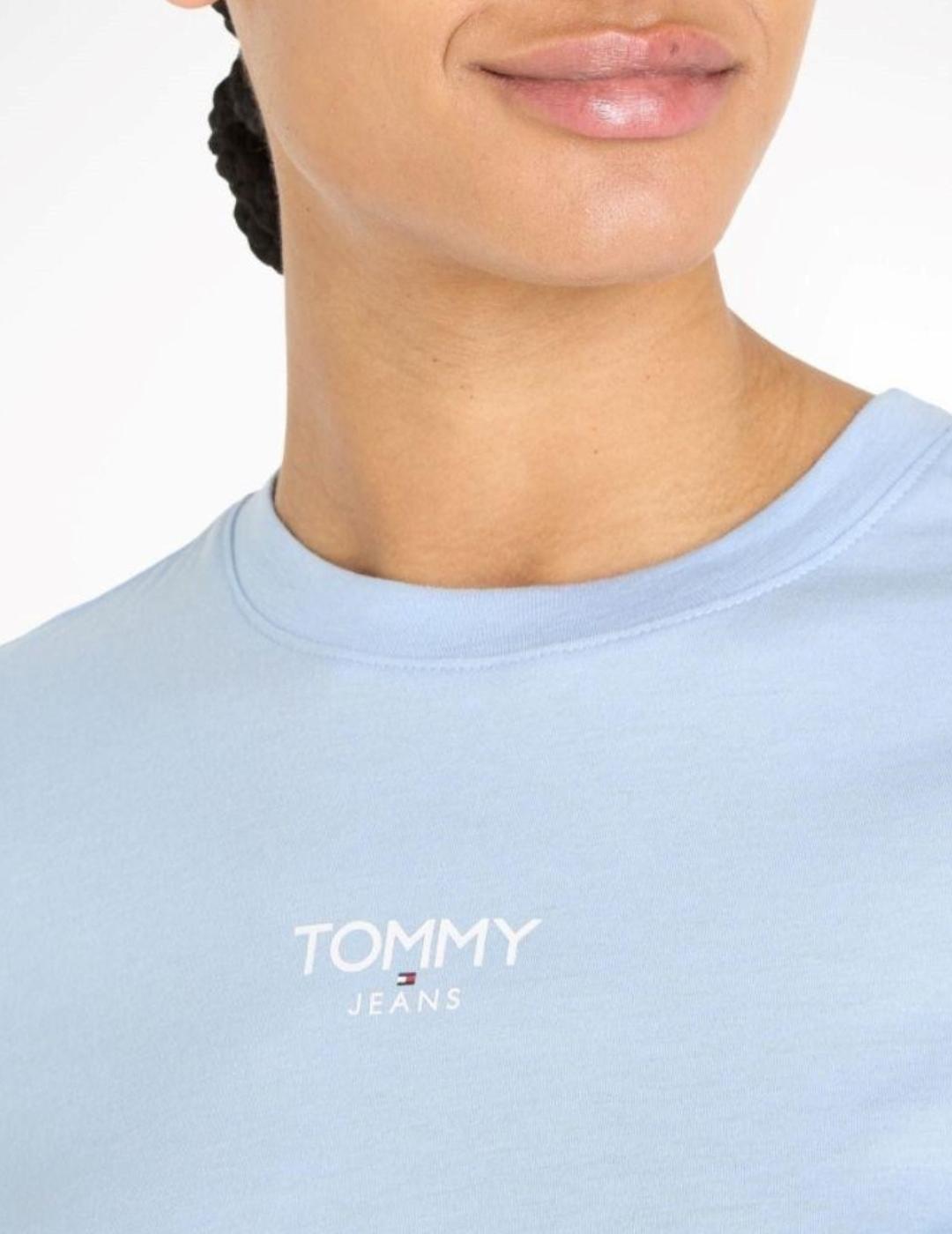 Camiseta Tommy Jeans para Chica azul claro