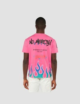 Camiseta My Brand flame rosa para hombre