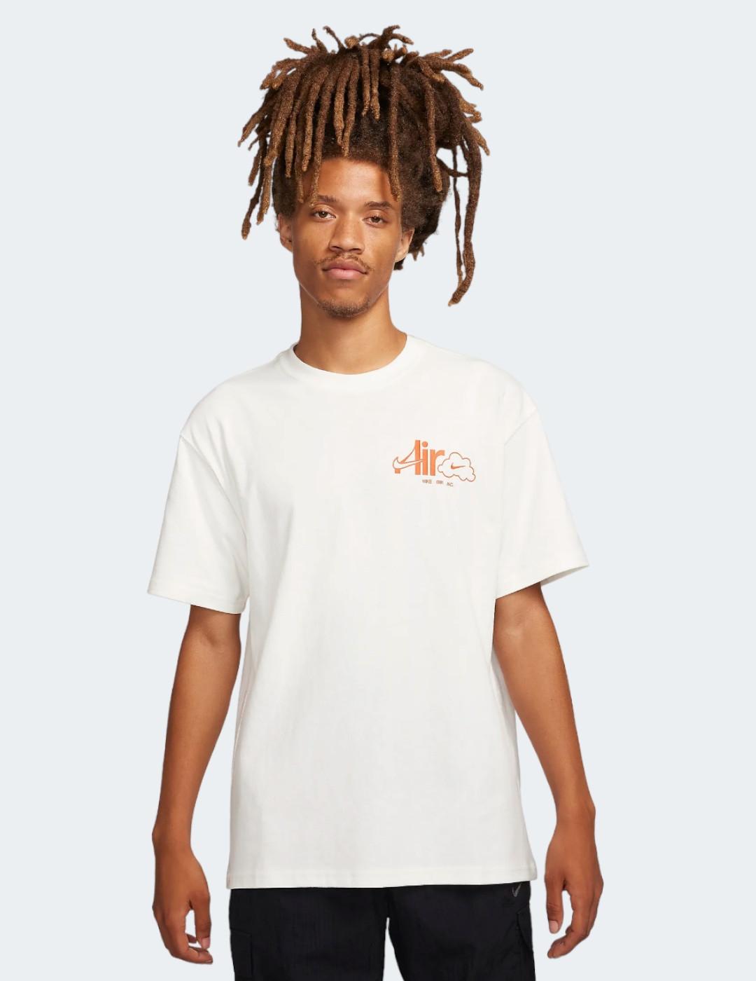 Camiseta nike air blanca discount