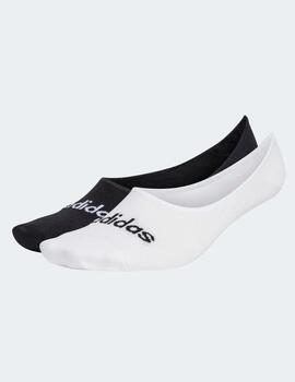 Calcetines cortos Adidas blanco/negro para adulto