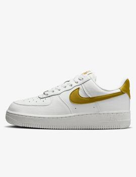 Zapatillas Nike Air Force 1 blanco mostaza unisex