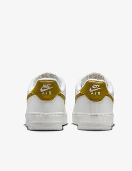 Zapatillas Nike Air Force 1 blanco mostaza unisex