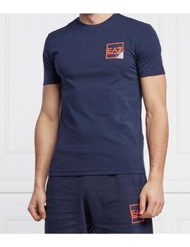 Camiseta EA7 Emporio Armani azul marino para hombre