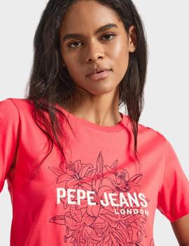 Camiseta Pepe Jeans Mujer Ines Roja