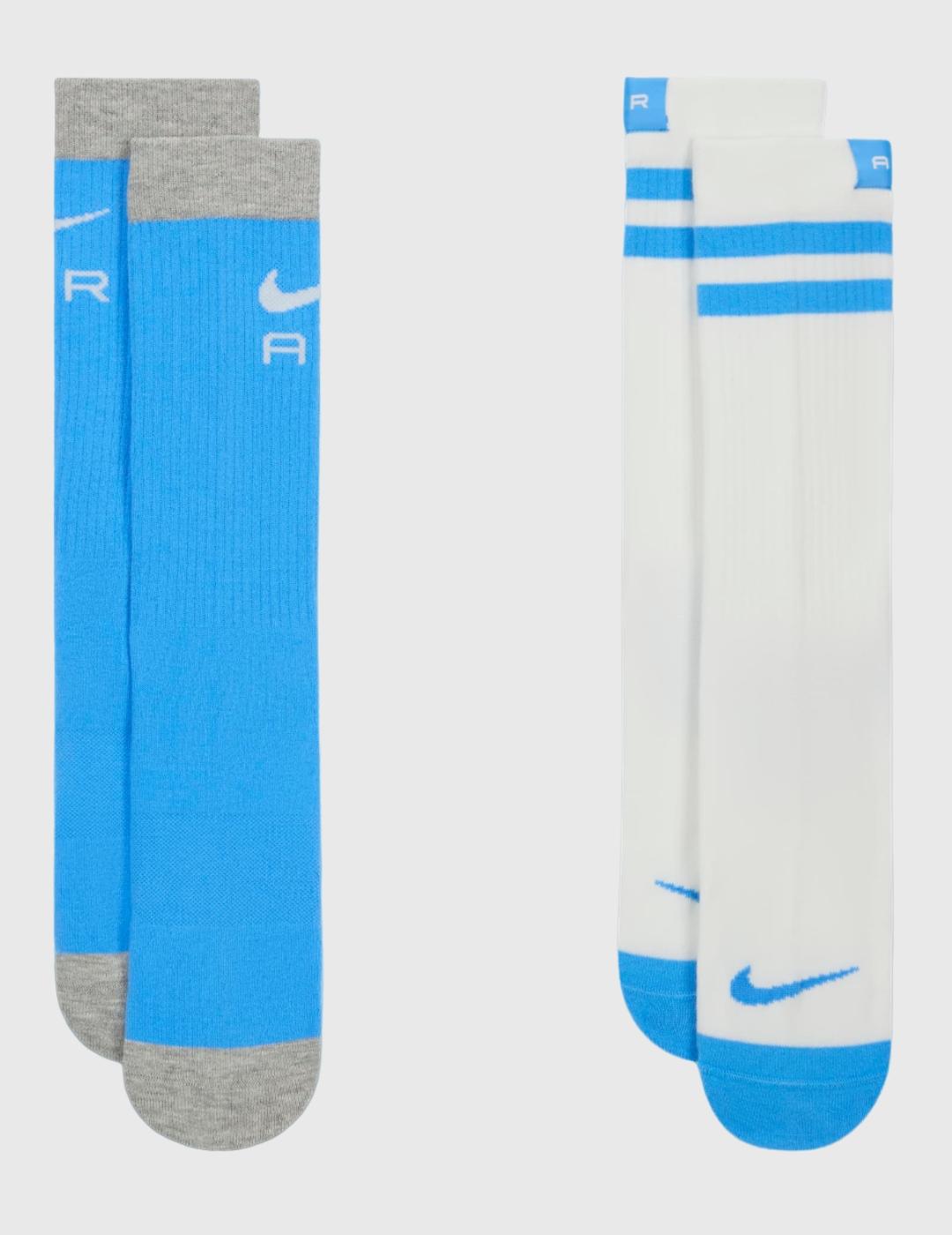 Calcetines Nike azules - Pack 2 pares