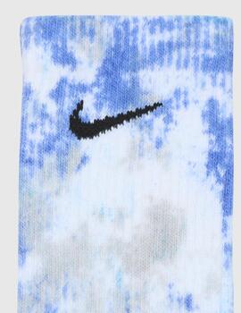 Calcetines Nike Tye-Dye azul - Pack 2 pares