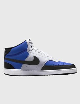 Zapatillas Nike Court Vision Mid Azul/Negro Hombre