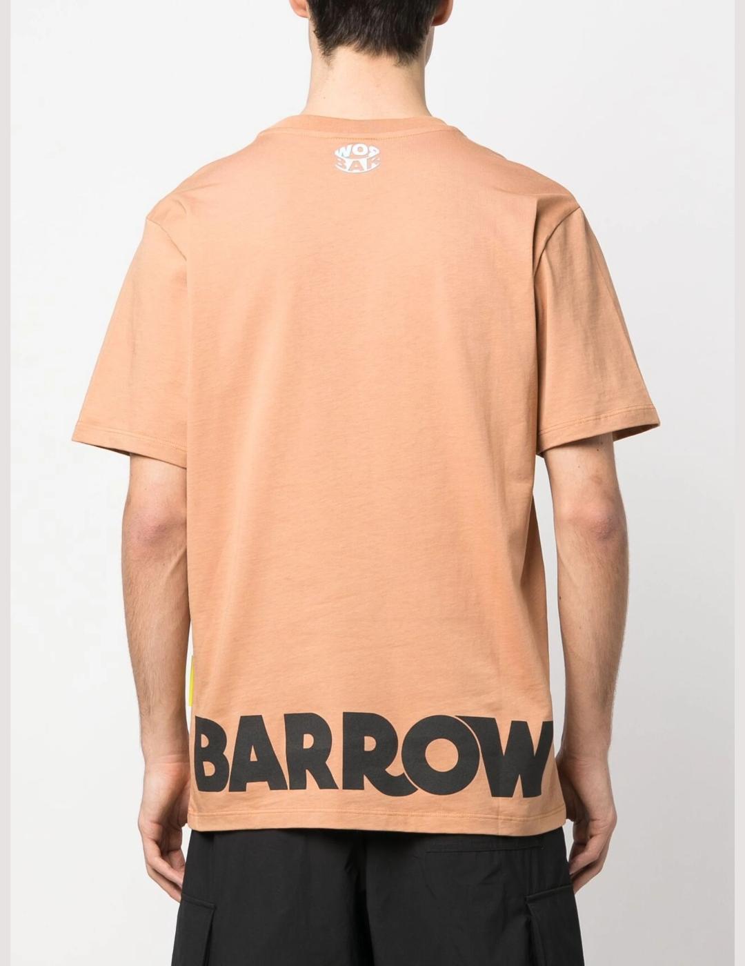 Camiseta naranja Barrow logo cara en pequeño