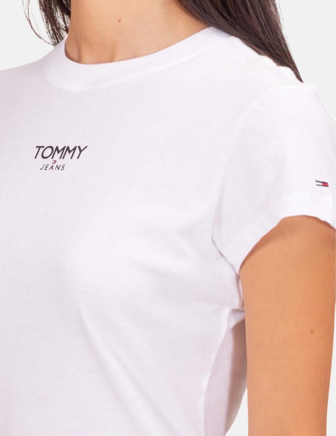 Camiseta Tommy Jeans Essentials logo para Chica