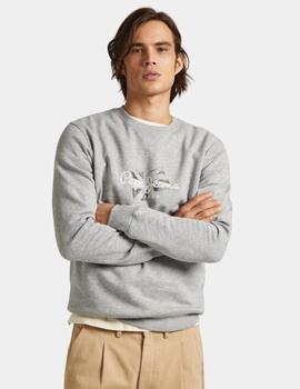Sudadera Pepe Jeans Hombre Roswell Gris