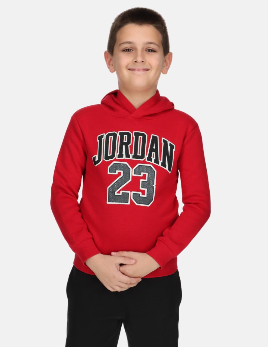 Sudadera Jordan Jumpman roja para niño