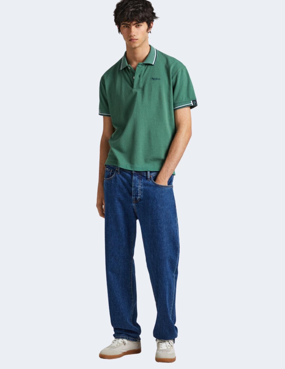 Polo Pepe Jeans Hombre Harley Verde