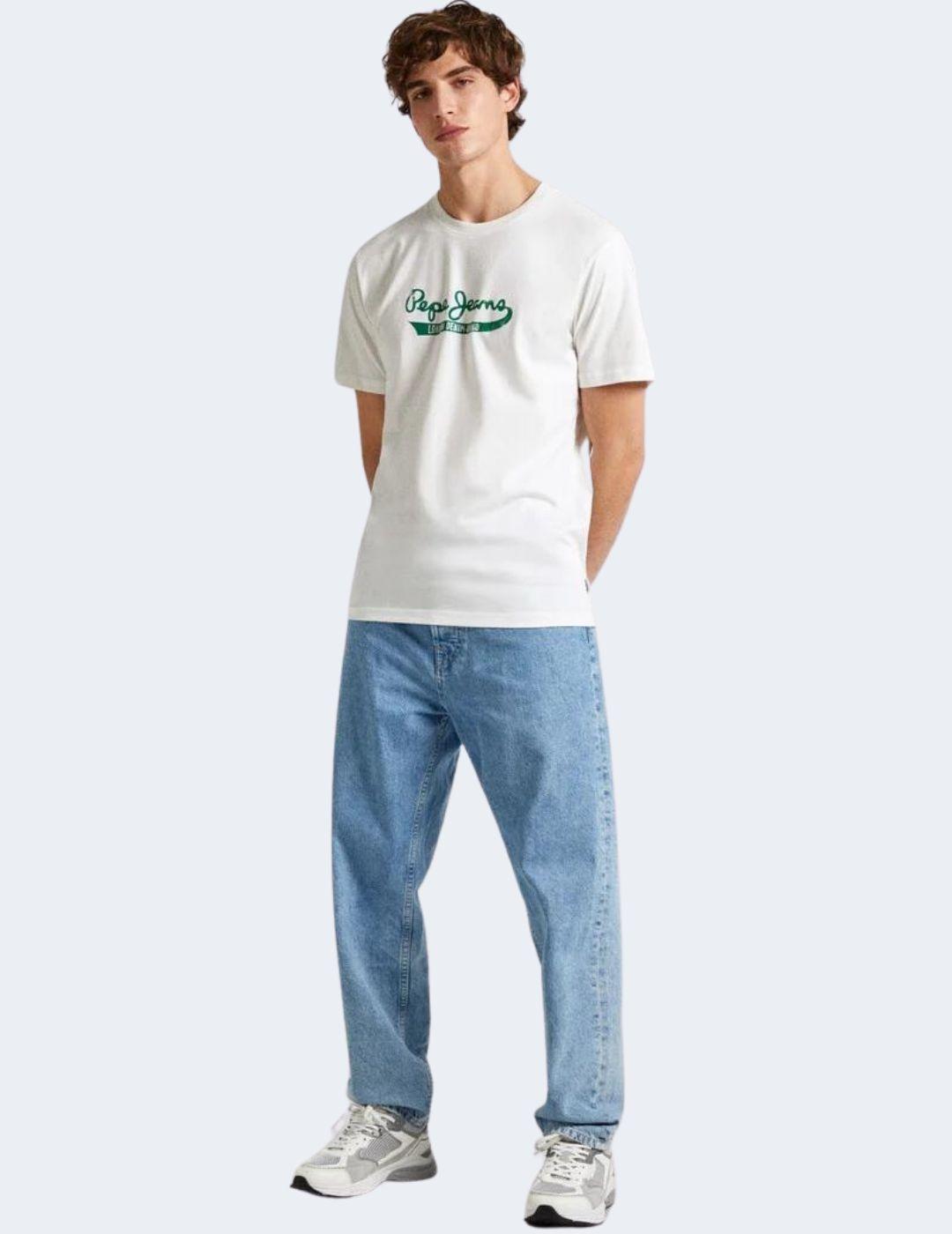 Camiseta Pepe Jeans Hombre Claude Blanca