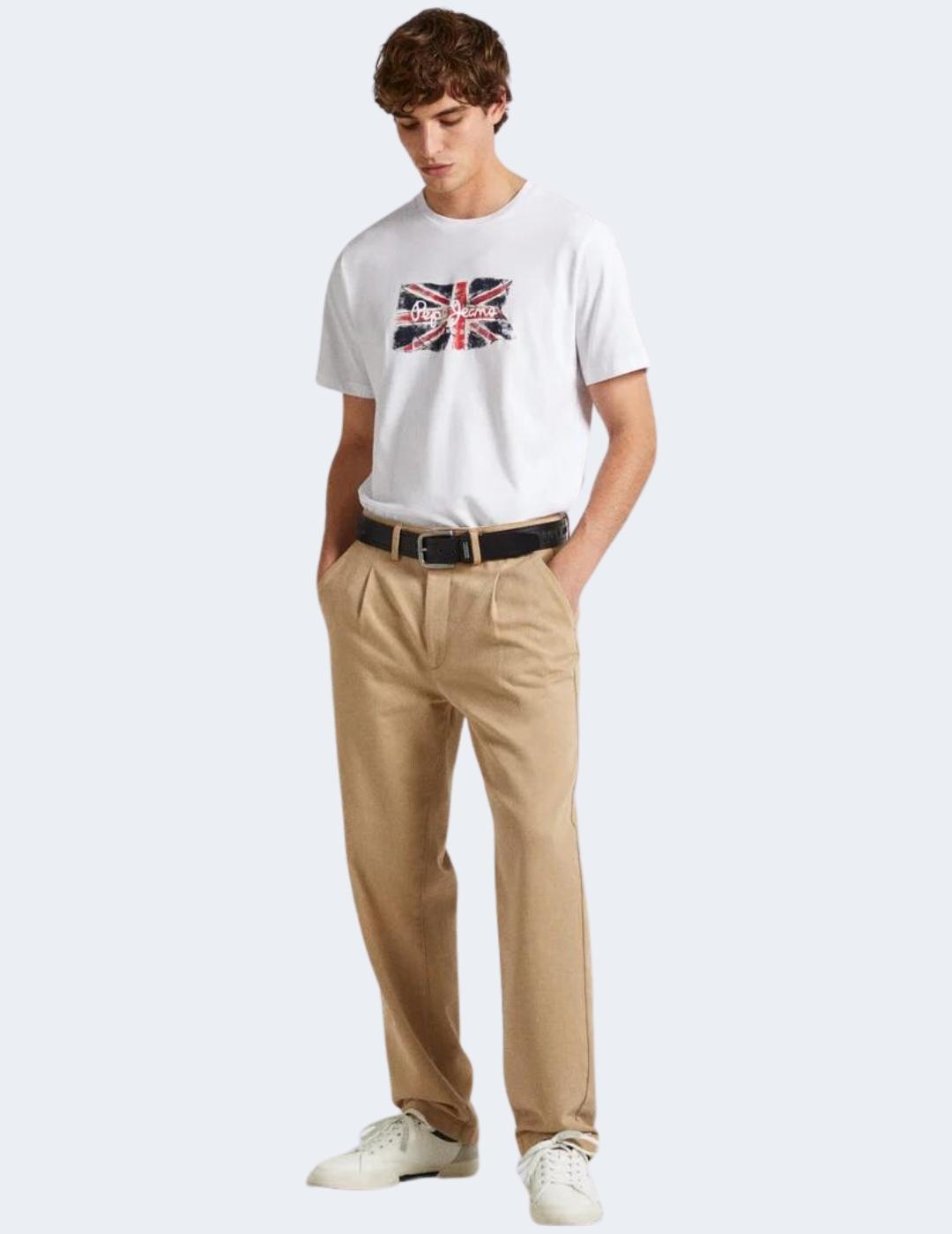 Camiseta Pepe Jeans Hombre Clag  Blanca