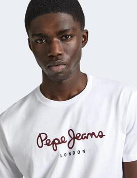 Camiseta Pepe Jeans Hombre Blanca Eggo N