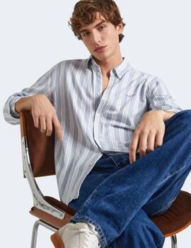 Camisa Pepe Jeans Hombre Pacific Blanca
