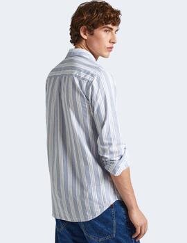Camisa Pepe Jeans Hombre Pacific Blanca