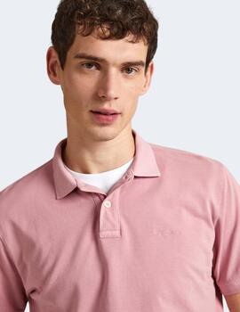Polo Pepe Jeans Hombre New Oliver Gd Rosa