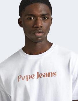 Camiseta Pepe Jeans Hombre Clifton Blanca