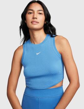 Top Nike tirantes azul para mujer