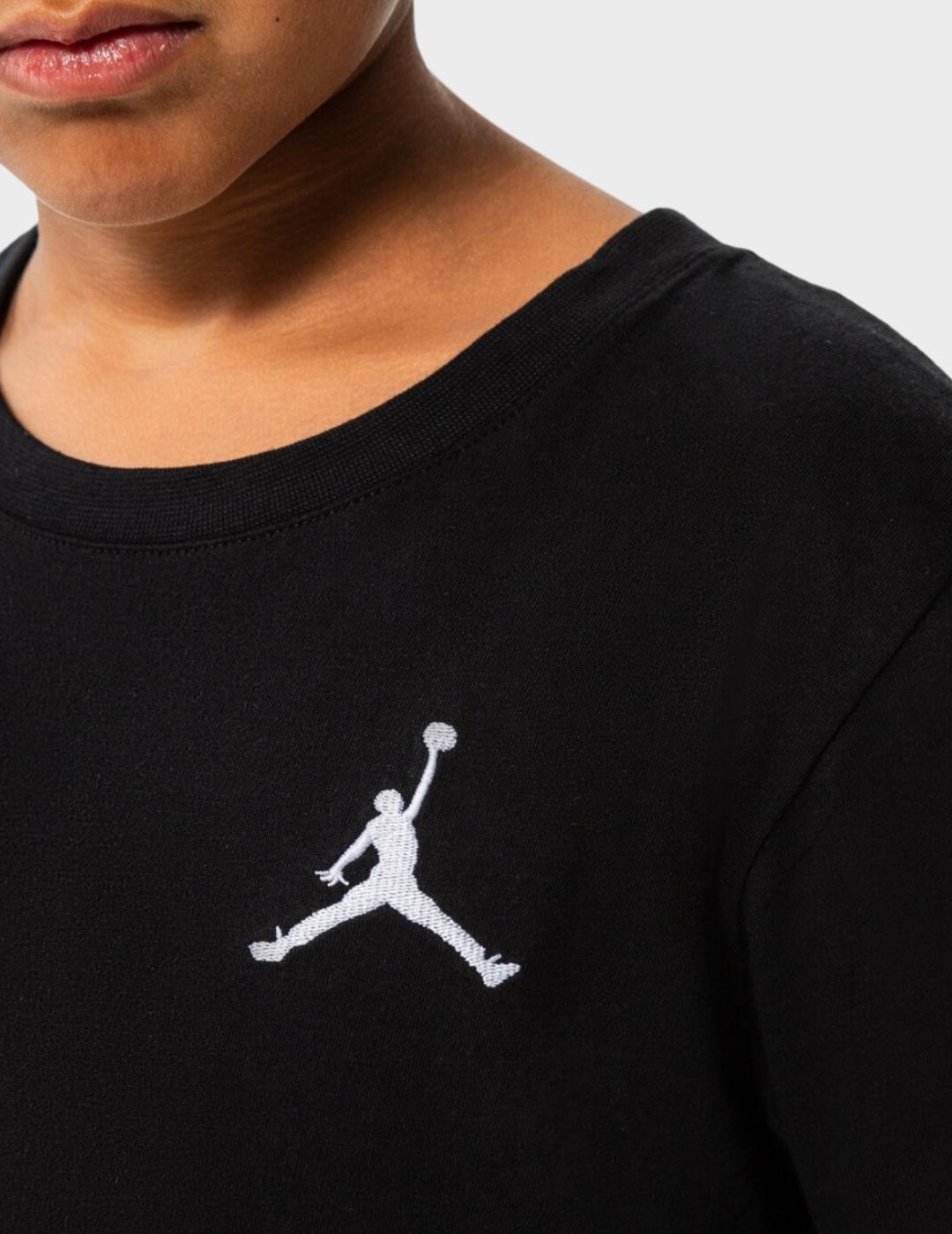 Camiseta Jordan Negra para Niños