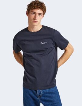 Camiseta Pepe Jeans Hombre Azul Marino Cliford